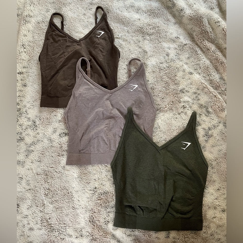 Gymshark Seamless Tank Bundle